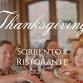 Thanksgiving at Sorrento’s Ristorante event image