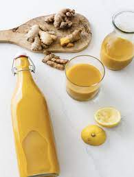 Take A Shot Of This Mega Immune Supporter Recipe Ginger Drink Turmeric Recipes Herbal Drinks