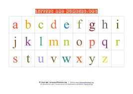 printable a z letter chart in lowercase alphabet letters printables charts 