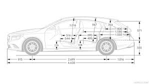 2015 Mercedes Benz Cla Class Shooting Brake Dimensions Hd Wallpaper 62