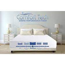 Comfort Tech 10 Serene Foam King Mattress Queen Mattress Affordable Carpet Cal King Mattress