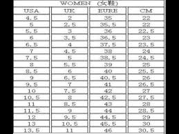 nike shoes size chart youtube