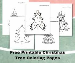 You will need a pdf reader to view these files. Free Printable Christmas Tree Coloring Pages