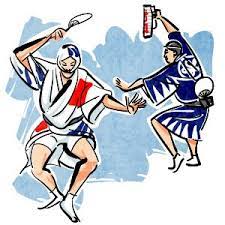 阿波踊りの男踊りのイラスト お祭り イラスト 阿波おどり イラスト