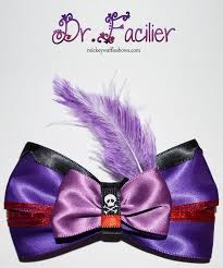 Hes Got Friends On The Other Side A Medium Sized Approx 4 Inches Hair Bow Inspired By Dr Facilier From Disneys The Disney Hair Bows Hair Bows Fabric Ribbon