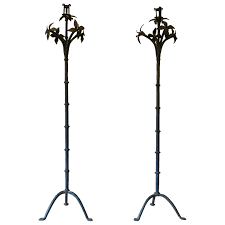 Free delivery and returns on ebay plus items for plus members. Tall Iron Candle Holders 11 For Sale On 1stdibs