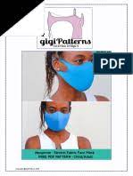 She also provides a pattern for children's masks. Easy Diy Neoprene Face Mask Pattern A4 Computing Computers