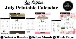 free printable july 2022 calendar customize online