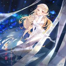 The resultant visible hue depends on various factors, but always has some yellowish color. Wallpaper Id 137610 White Dress Blonde Anime Girls Anime Fantasy Girl Long Hair