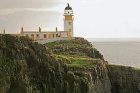 An aerial cableway was used to take supplies to the lighthouse and cottages. Neist Point Lighthouse Glendale Ticket Price Timings Address Triphobo