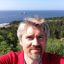 It certainly was a rude awakening. Johan Helberg was fast asleep in the  early hours of Thursday when a huge container ship crashed into his garden,  narrowly missing his home