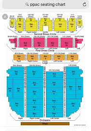 ppac seating chart in 2019 seating charts diagram chart