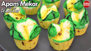 Bolu kukus mekar gula merah anti gagal dan tanpa mixer. Resepi Apam Mekar Tembikai Sukatan Cawan Gebu Dan Lembut Youtube
