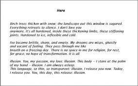 Watermark Here Snapshot Poem