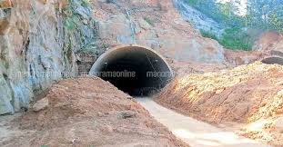 Union minister for road transport and highways nitin gadkari instructed the officials to open one side of the kuthiran tunnel on saturday. Water Spring Poses A Threat To Kuthiran Tunnel Kuthiran Tunnel Palakkad Safety