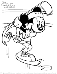 Mickey mouse looks younger in the picture which makes it all the more fun and exciting for the kids to color. Minnie Mouse Ice Skating Coloring Pages Novocom Top