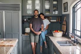 How The Duo Behind Chris Loves Julia Renovated Their Kitchen For Only 1 000 Chris Loves Julia Modern Cottage Kitchen Makeover