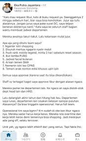 Akan tetapi, belum ada respons terkait aduan dari warga yang merasa terganggu dengan aktivitas pembangunan proyek hotel pada malam hari itu. Har Ajiehar Twitter