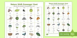 This free printable nature scavenger hunt is a great way to spend time outdoors with your kids! Nature Walk Scavenger Hunt For Kids Checklist Game