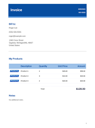 Generic Invoice Template Pdf Templates Jotform