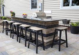 Standard heights and dimensions for outdoor kitchen design the. Berlin Gardens Outdoor Poly Saddle Bar Stool Outdoor Kitchen Design Outdoor Bar Stools Outdoor Patio Bar