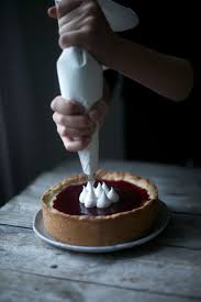 Gluten Free Cheesecake With Goat Quark Berry Jelly And Meringue Food Gluten Free Cheesecake Eat Dessert