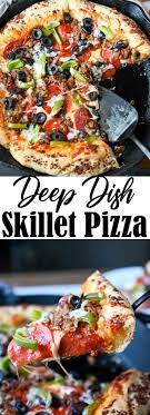 Skillet Pizza Easy Recipe Video Butter Your Biscuit Recipe Skillet Pizza Skillet Pizza Recipe Cast Iron Skillet Pizza