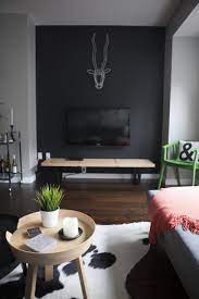 Often the rooms that are most successful have a balance between light and dark, where black walls are paired with a light floor color or furniture is upholstered in neutrals and white. Pin On For The Home