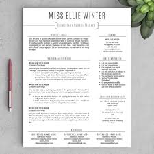 Teacher Resume Template For Word Pages Teacher Cv Template Elementary Resume Teaching Resume Administration Resume Instant Download Teacher Resume Template Teaching Resume Teacher Cv Template
