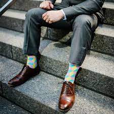 Be Subtle With Style Whether At The Office Wedding Reception Parties Or Casual Outing Impress Your Col Fun Dress Socks Happy Socks Outfit Mens Dress Socks