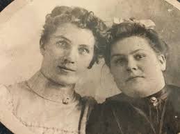 My great, great grandmother Caroline Krueger Graf, my great grandmother and  great grandfather Christian Gloyna & Ann Marie Graf Gloyna and my  grandfather and grandmother Benjamin Markert and Lena Gloyna Markert.