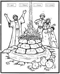 Elijah runs away from jezebel coloring page from prophet elijah category. Coloring Pages Elijah And Prophets Of Baal