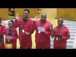 Pambo was first a member of the black consciousness movement before joining the eff. Eff Mps Sworn In Parliament Youtube