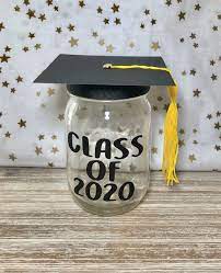 Class Of 2021 Graduation Gift And Party Decoration Mason Jar Etsy Graduation Center Pieces Graduation Gifts High School Graduation Gifts