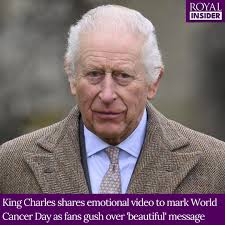 The king is receiving treatment for cancer ❤️