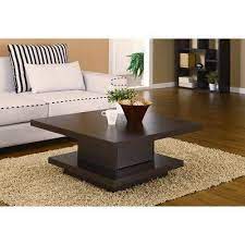 Amazon Com Hokku Designs El 28219ct Iv Audra Coffee Table Finish Coffee Bean F Table Decor Living Room Modern Furniture Living Room Center Table Living Room