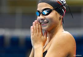Five years of hard training for one moment. From Syria To The Olympics Refugee Tells How She Swam For Her Life Voice Of America English