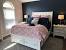 Rose Gold Navy Blue And Pink Bedroom