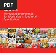BSI PAS 221 2013 - Retail | PDF | Food Safety