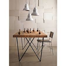 Dylan Dining Table In Dining Tables Cb2 999 Can Totally Make My Own If I Can Find These Legs Dining Table Modern Dining Table Modern Dining