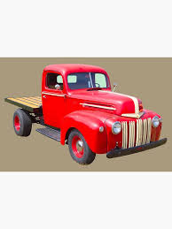 Image result for Red 1947 Truck
