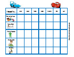 behavior charts for daily routines