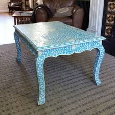 This beautiful coffee table measures 36 x 36 x 19.5. Indian Bone Inlay Coffee Tables For Sale Iris Furnishing Ltd