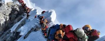 Everest (8848m or 8844m) is earth's highest mountain above the sea level located on the border of nepal and tibet (china). Mt Everest Overcrowding At The Top Of The World Must Be Regulated