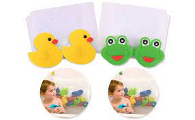 I found two really cool bath tidy and scoops. Baby Bath Toy Tidy Bag Organiser Mold Resistant Mesh Net Storage Basket Holder Strong Suction Cups Keep Kids Bathtub Toys Dry Bacteria Free Amazon Co Uk Baby Products