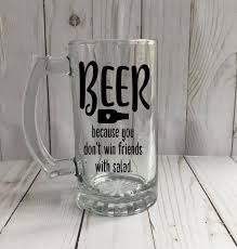 Excited To Share This Item From My Etsy Shop Beer Mug Funny Beer Mug Novelty Beer Glass Custom Saying Gifts For Beer Lovers Beer Humor Custom Beer Glasses