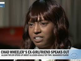 27 following his arrest, and is due back in court on feb. Chad Wheeler Gf Alleah Taylor Speaks About Attack Nfl Lineman Terrified Me