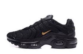 Mens Nike Air Max Plus Txt Black Gold Running Shoes Black Nike Shoes Nike Air Max Plus Nike Air Max