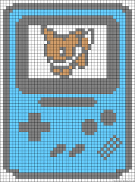 A27123 Friendship Bracelets Net Pixel Art Pattern Pixel Art Grid Perler Bead Art