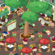 ピグライフ スタッフブログ イベント 8周年イベント アンティークローズ ピグライフ 8周年 イラスト